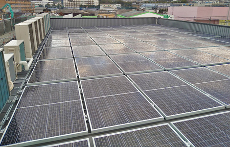 福岡県　事業所　太陽光発電システム
